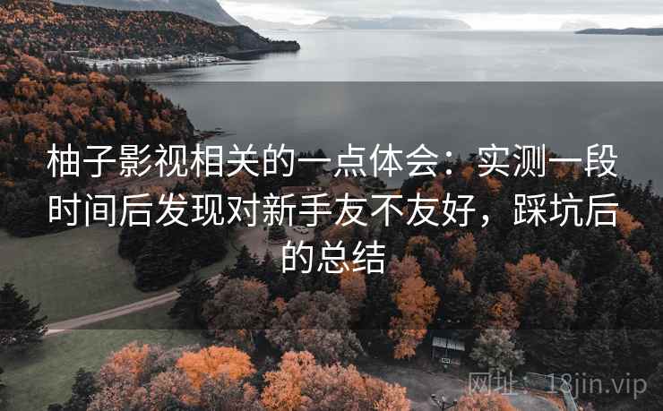 柚子影视相关的一点体会:实测一段时间后发现对新手友不友好,踩坑后的总结 第2张 柚子影视相关的一点体会:实测一段时间后发现对新手友不友好,踩坑后的总结 第2张