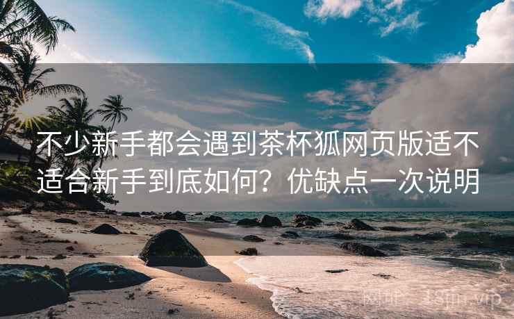 不少新手都会遇到茶杯狐网页版适不适合新手到底如何？优缺点一次说明  第2张