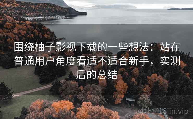 围绕柚子影视下载的一些想法:站在普通用户角度看适不适合新手,实测后的总结