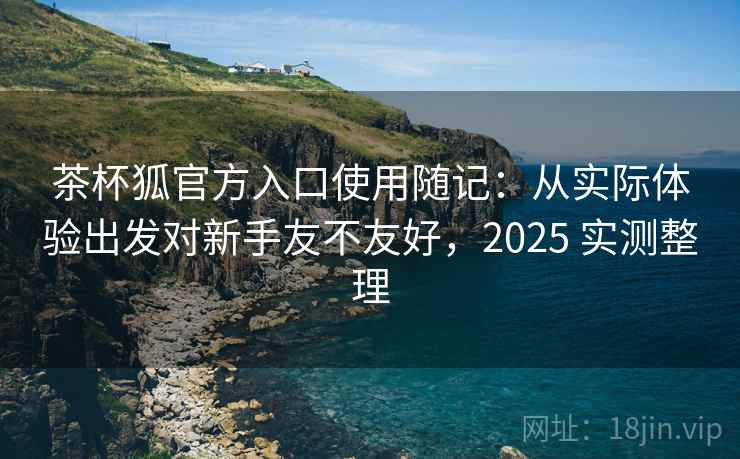茶杯狐官方入口使用随记：从实际体验出发对新手友不友好，2025 实测整理  第2张